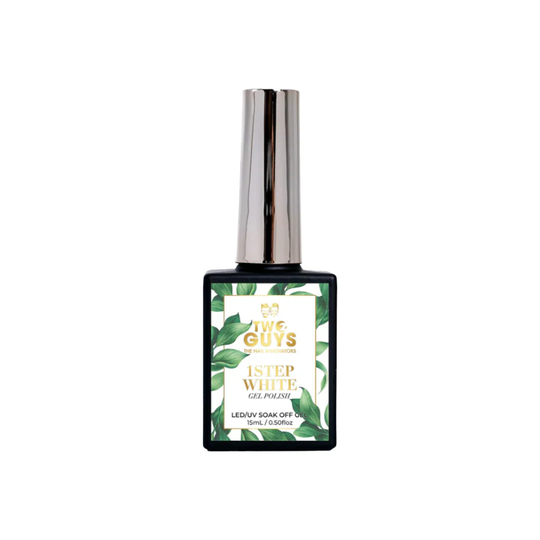 2Guys 2In1 Gel Polish & Chrome Base - 1Step White 15Ml