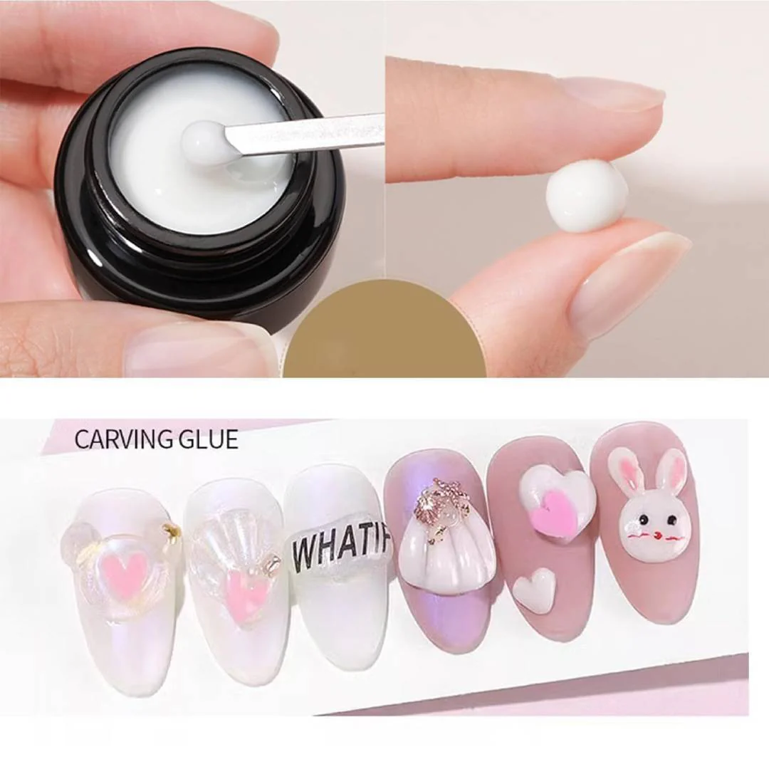 2Guys 5D Carving Gummy Gel - White - Image 2