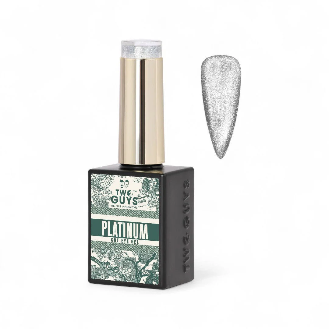 2Guys Cat Eye Gel Polish - Platinum