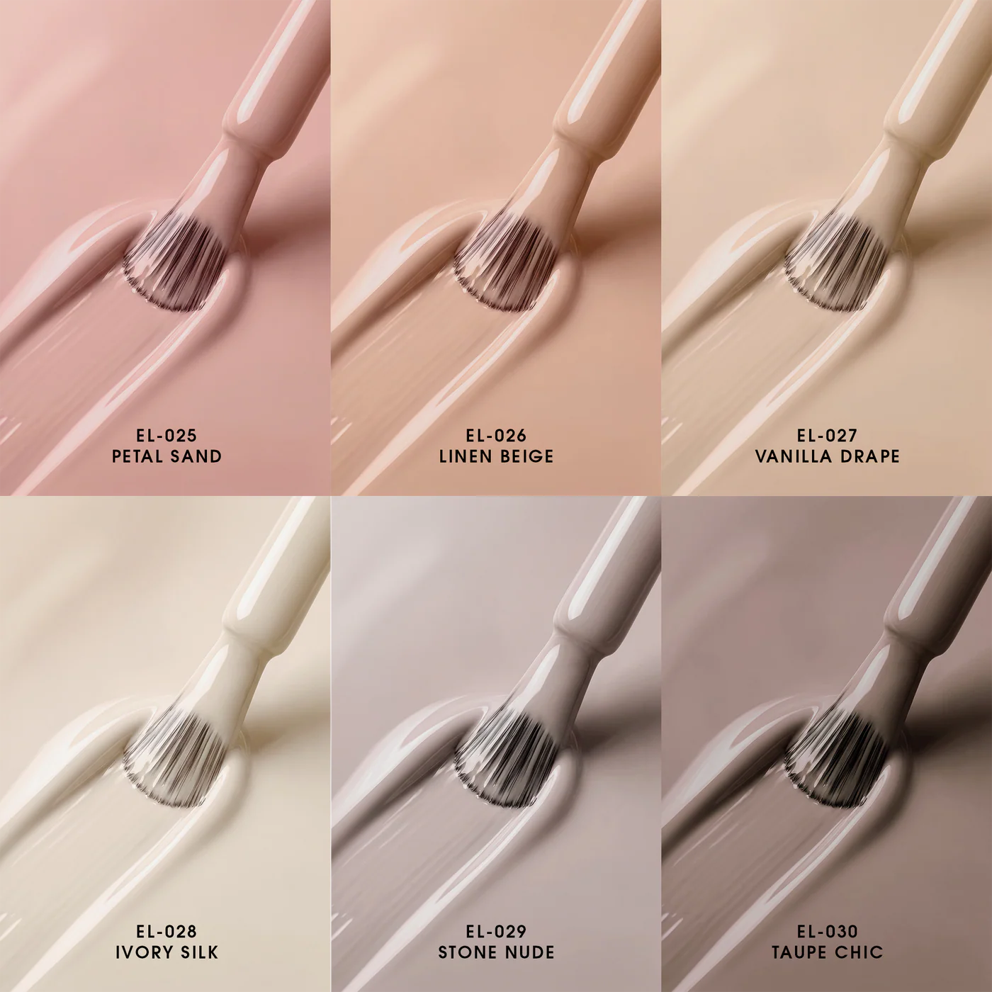 2Guys ELORA Gel Polish (HEMA, TPO, TMPTA-Free) - Elane Collection (6pcs) #EL025-030 - Image 2