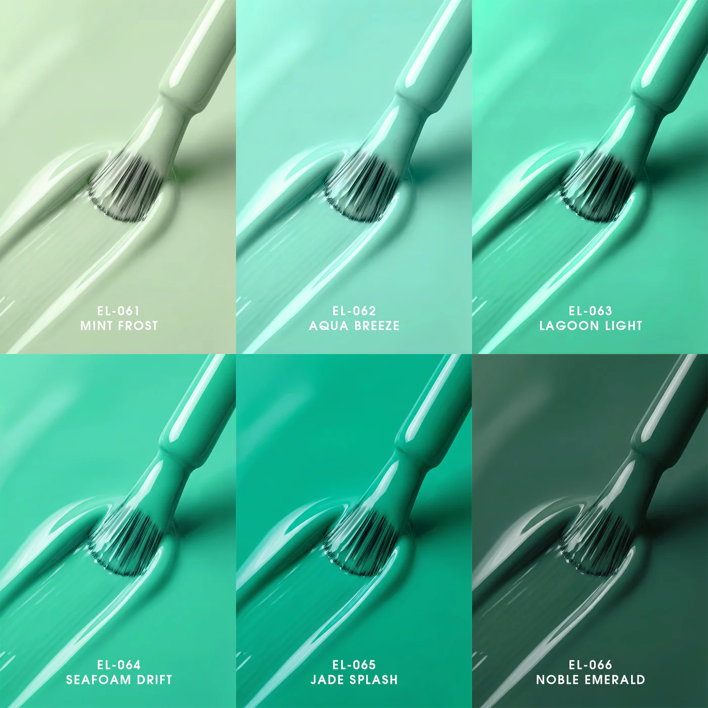2Guys ELORA Gel Polish (HEMA, TPO, TMPTA-Free) - Emeris Collection (6pcs) #EL061-066 - Image 2