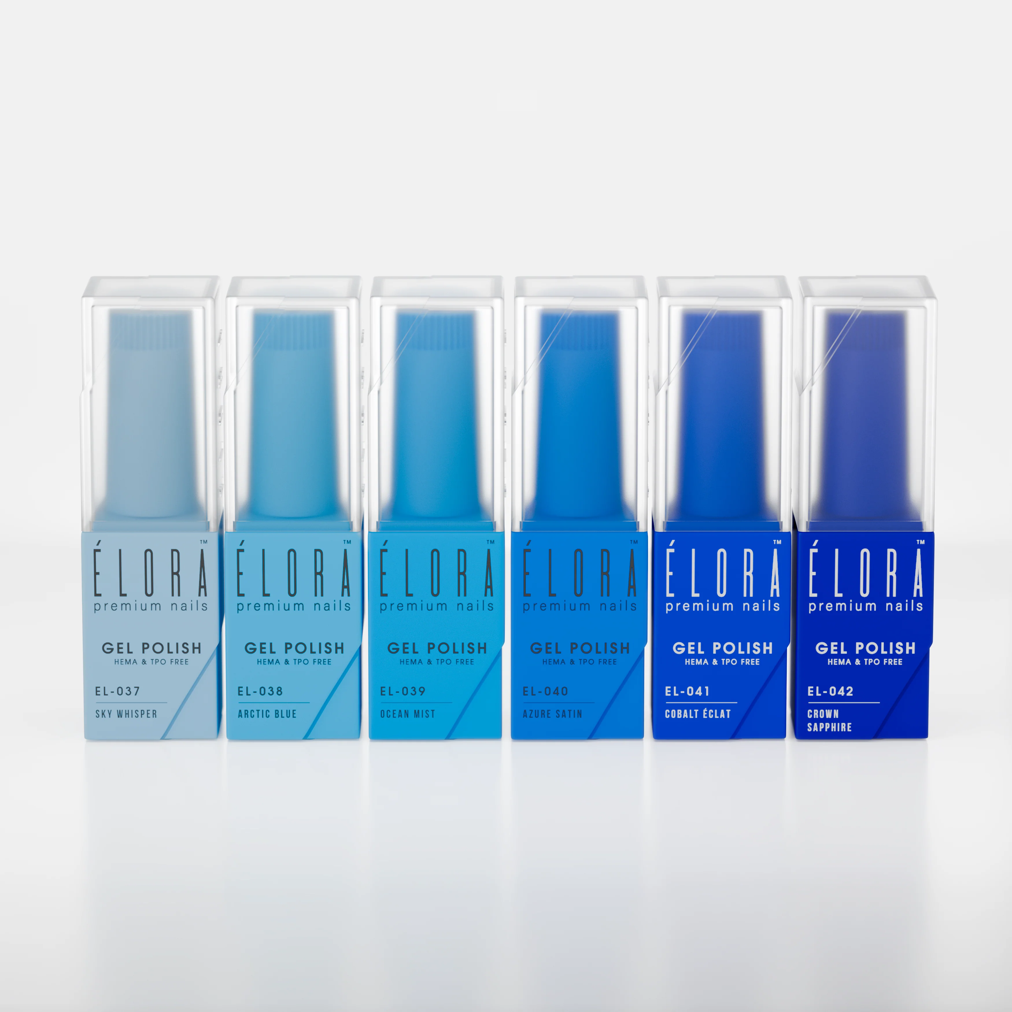 2Guys ELORA Gel Polish (HEMA, TPO, TMPTA-Free) - Everin Collection (6pcs) #EL037-042