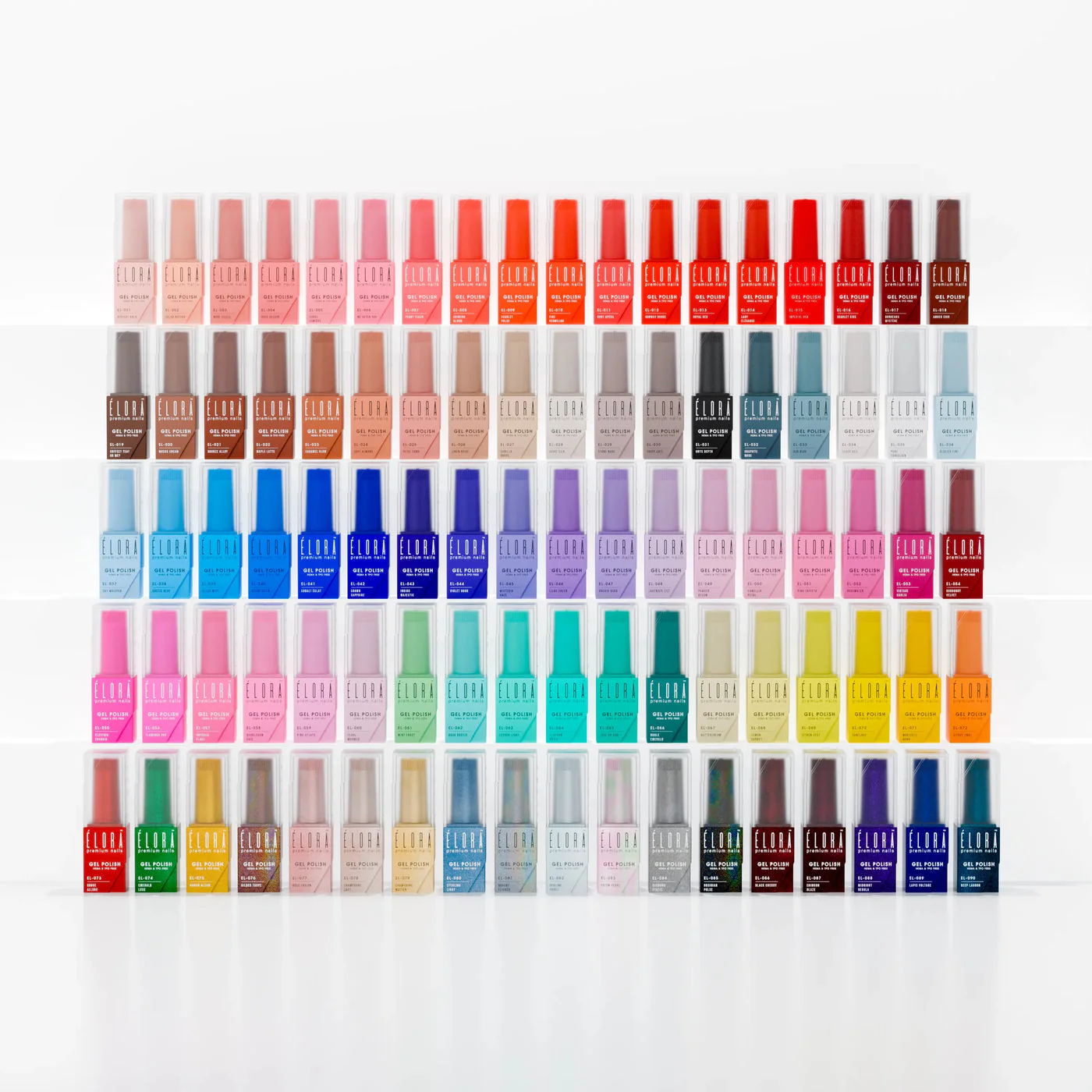 2Guys ELORA Gel Polish (HEMA, TPO, TMPTA-Free) - Full ELORA Collection (90pcs) #EL001-090 - Image 2