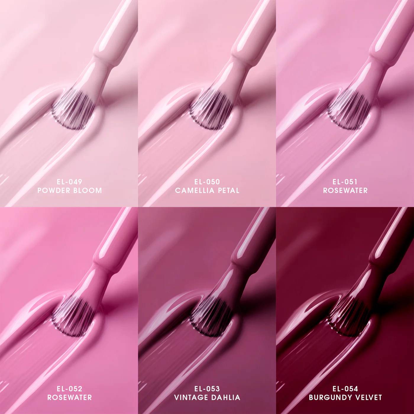 2Guys ELORA Gel Polish (HEMA, TPO, TMPTA-Free) - Rosene Collection (6pcs) #EL049-054 - Image 2