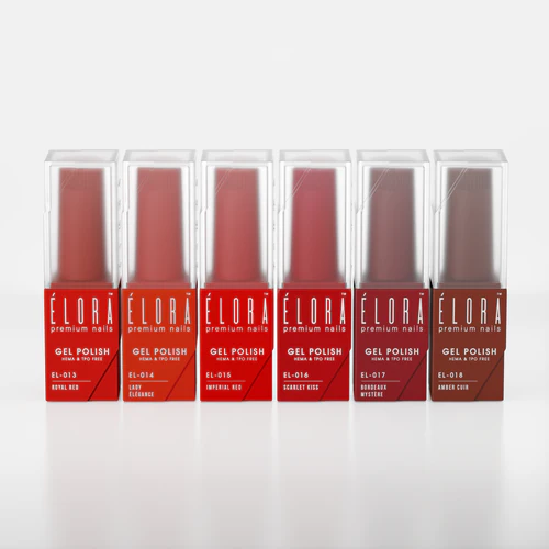 2Guys ELORA Gel Polish (HEMA, TPO, TMPTA-Free) - Valere Collection (6pcs) #EL013-018