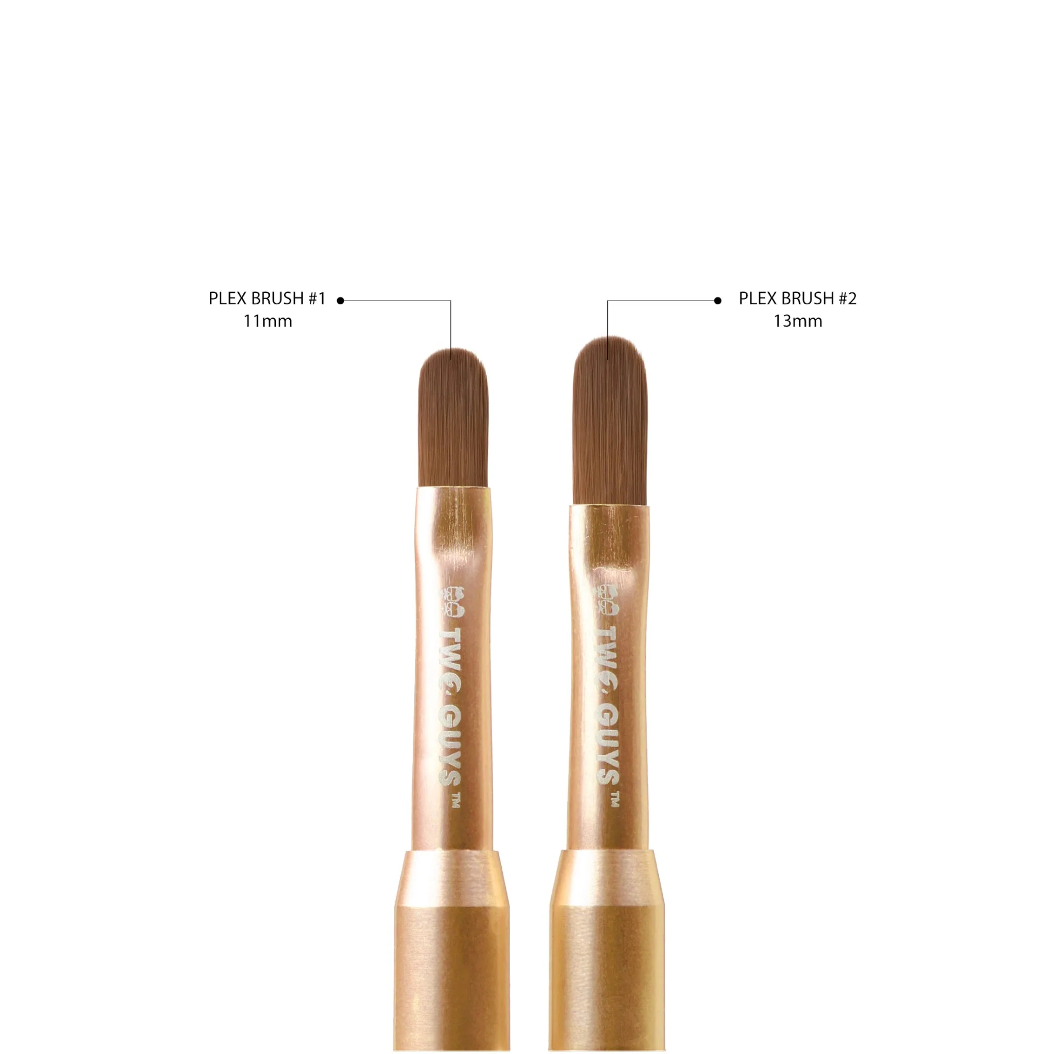 2Guys Plex Gel Brush #2 - Kolinsky - Image 4