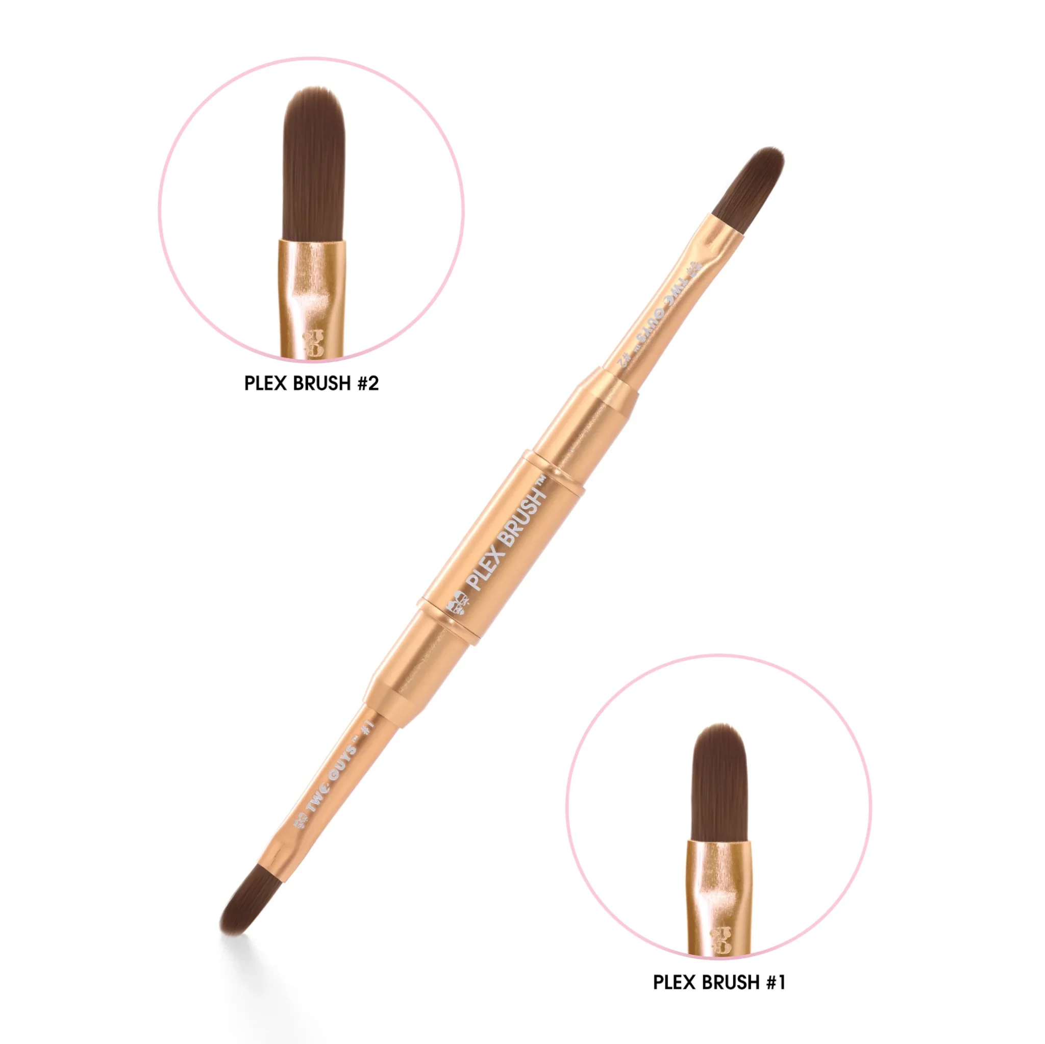 2Guys Plex Gel Brush #2 - Kolinsky - Image 5