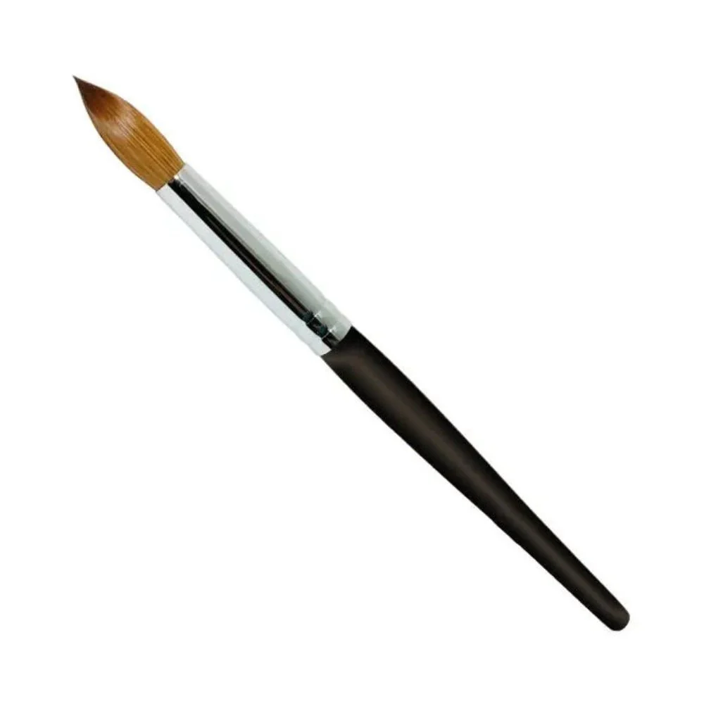 Spade Acrylic Brush - Kolinsky Black Handle #10 - Image 2