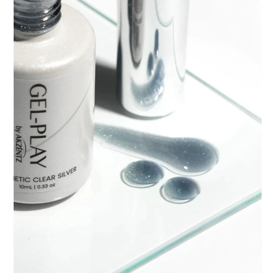 Akzéntz Luxio Gel Play - Magnetic Clear Silver - Image 2