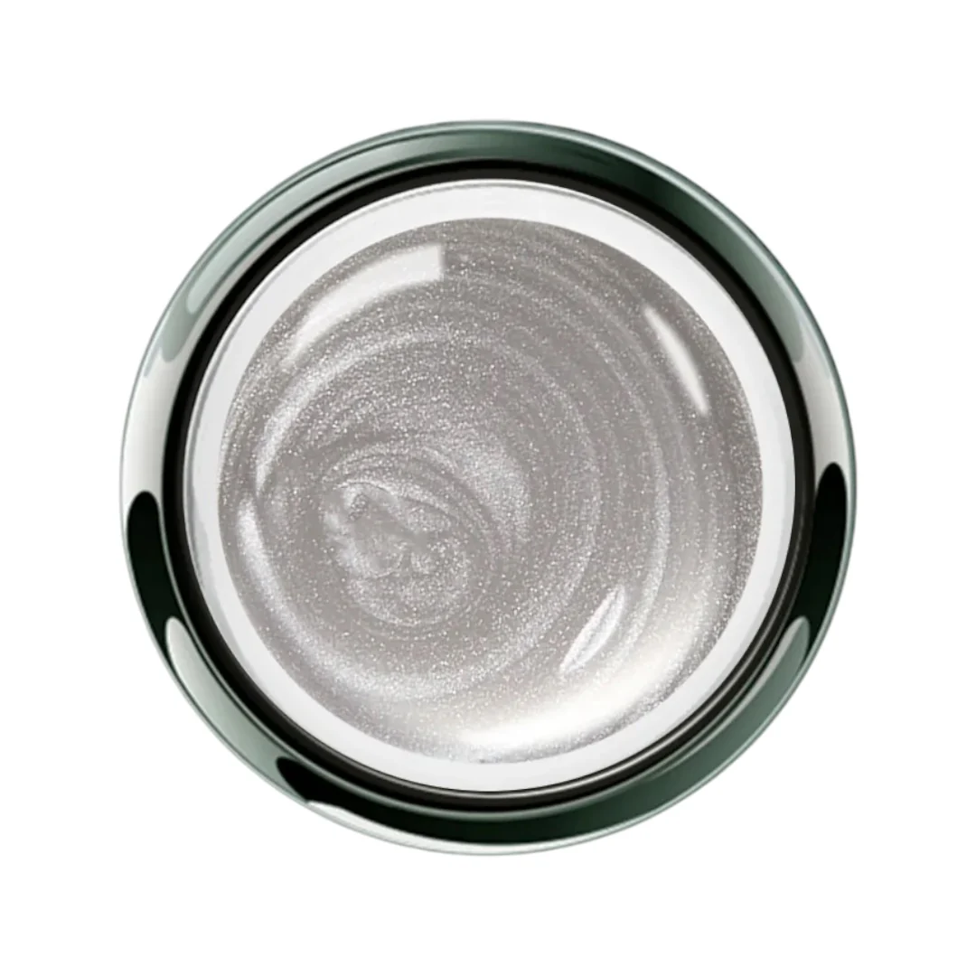 Akzéntz UV/Led Gel Play - Glitter Cosmic Silver 0.14Oz