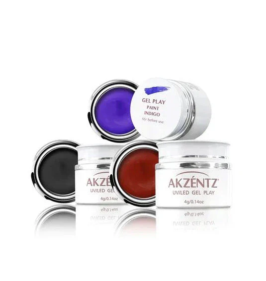 Akzéntz UV/Led Gel Play - Paint Indigo 0.14Oz - Image 2