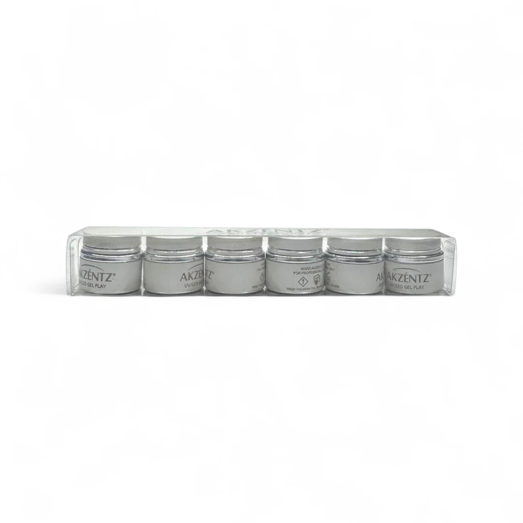 Akzéntz UV/LED Gel Play - Pearlescent Powder Kit - Image 3