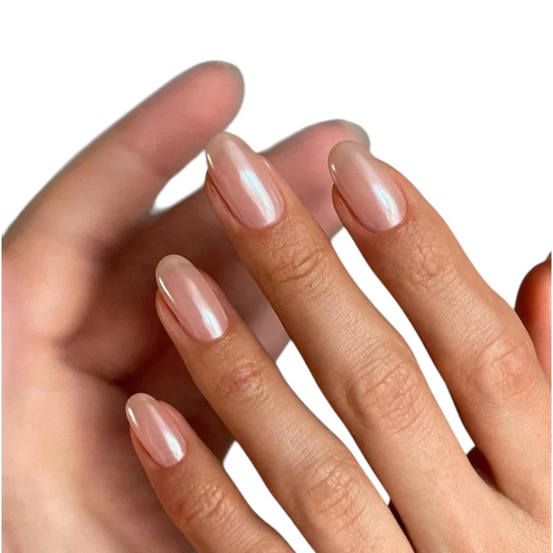 Akzéntz UV/LED Gel Play - Pearlescent Powder Silver 0.14Oz - Image 2