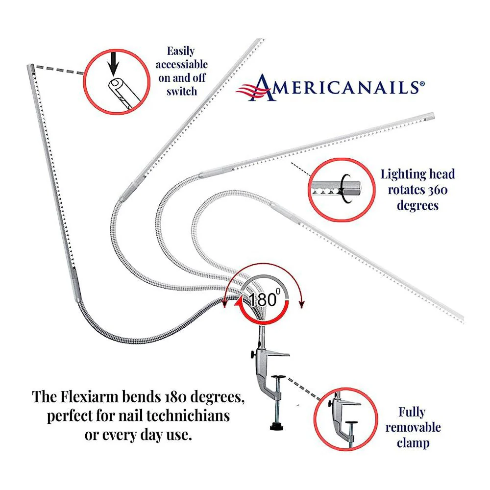 Americanails - Flexilamp LED Table Lamp #AMN1002 - Image 6