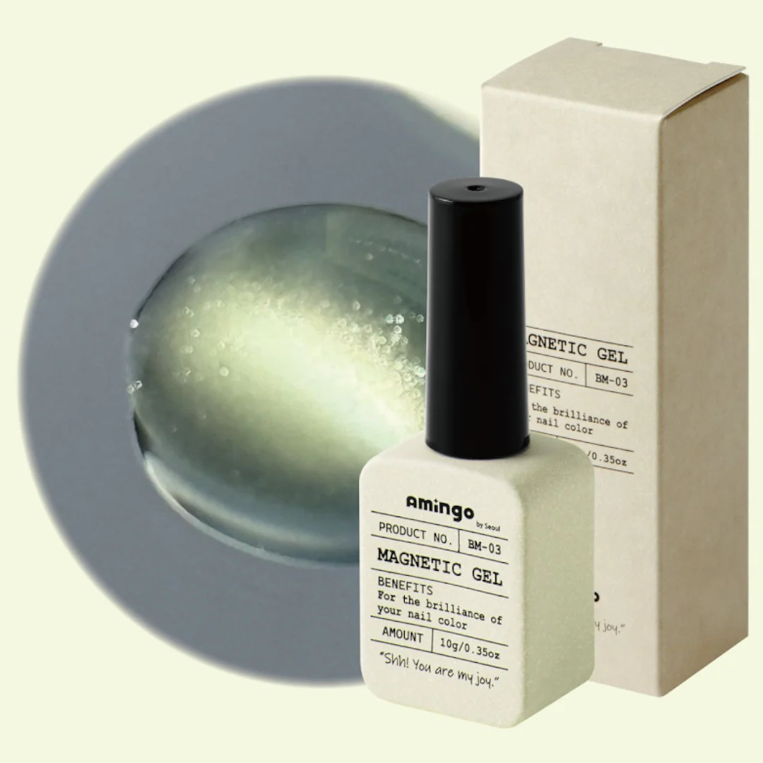 Amingo Cat Eye Gel Polish - Butter Yellow #BM03 - Image 4
