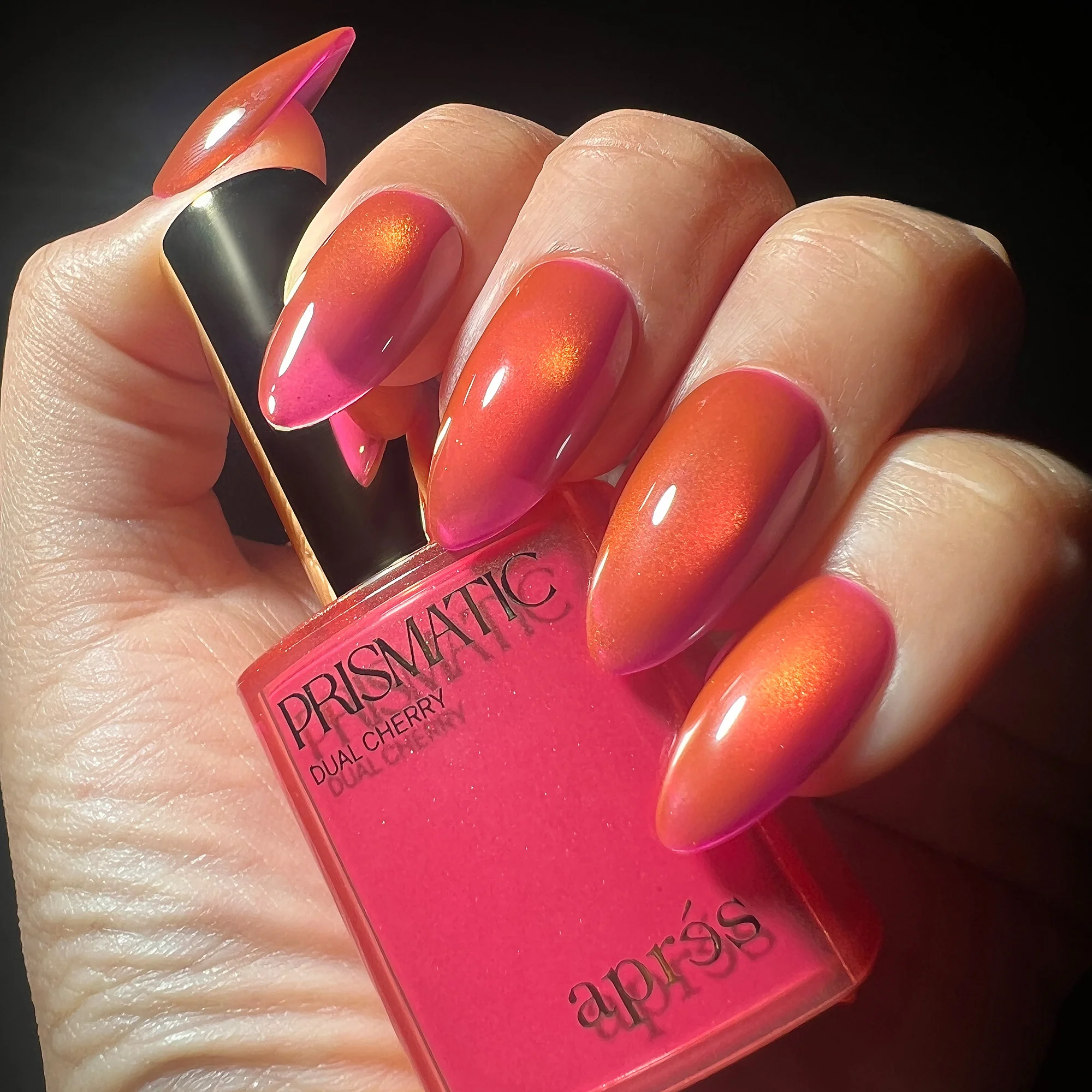 Apres Gel Couleur (HEMA/TPO/TMPTA-Free) 10mL - Dual Cherry #CE25 - Image 3