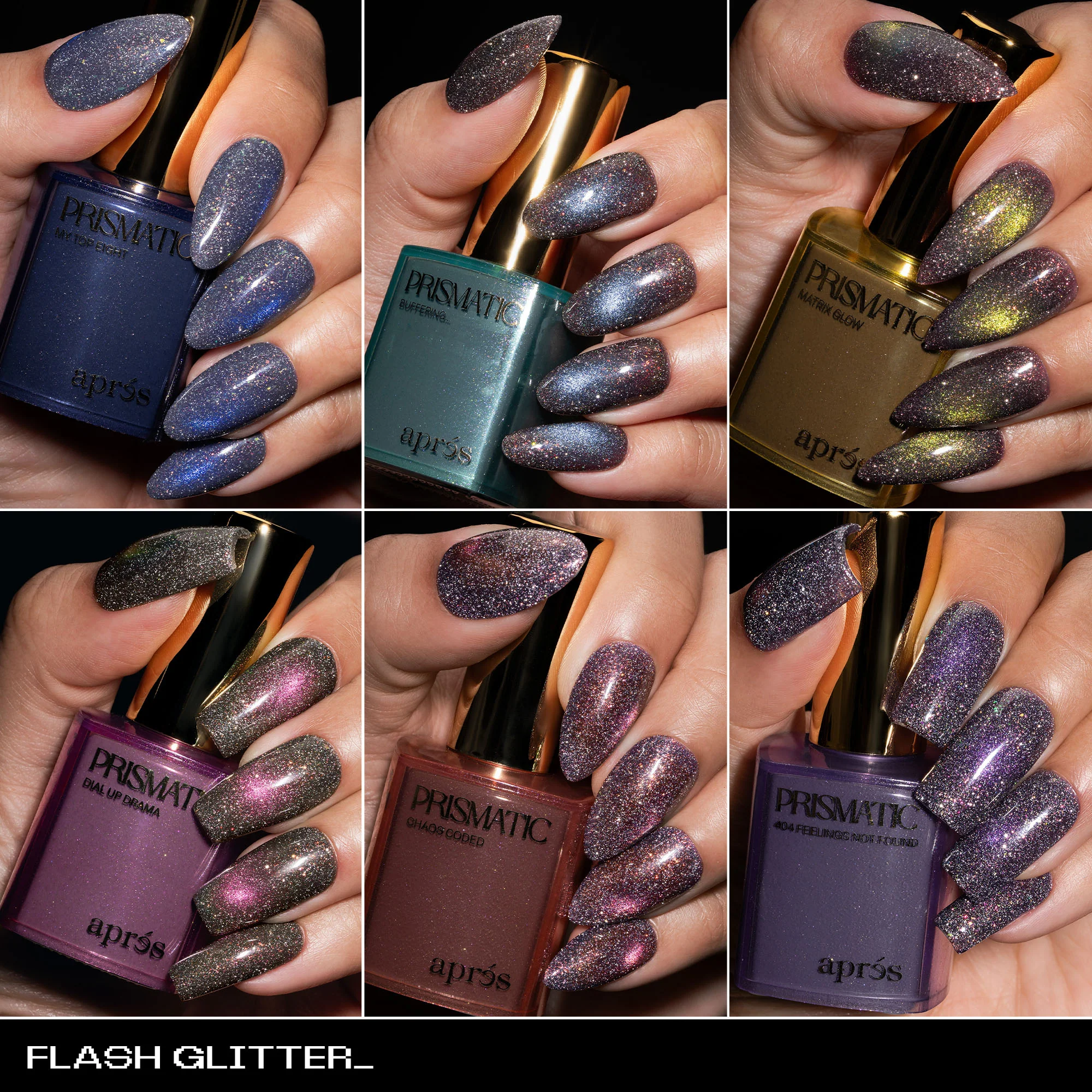 Apres Gel Couleur (HEMA/TPO/TMPTA-Free) 10mL - PRISMATIC Gel Couleur Collection Set (18pcs) - Image 3