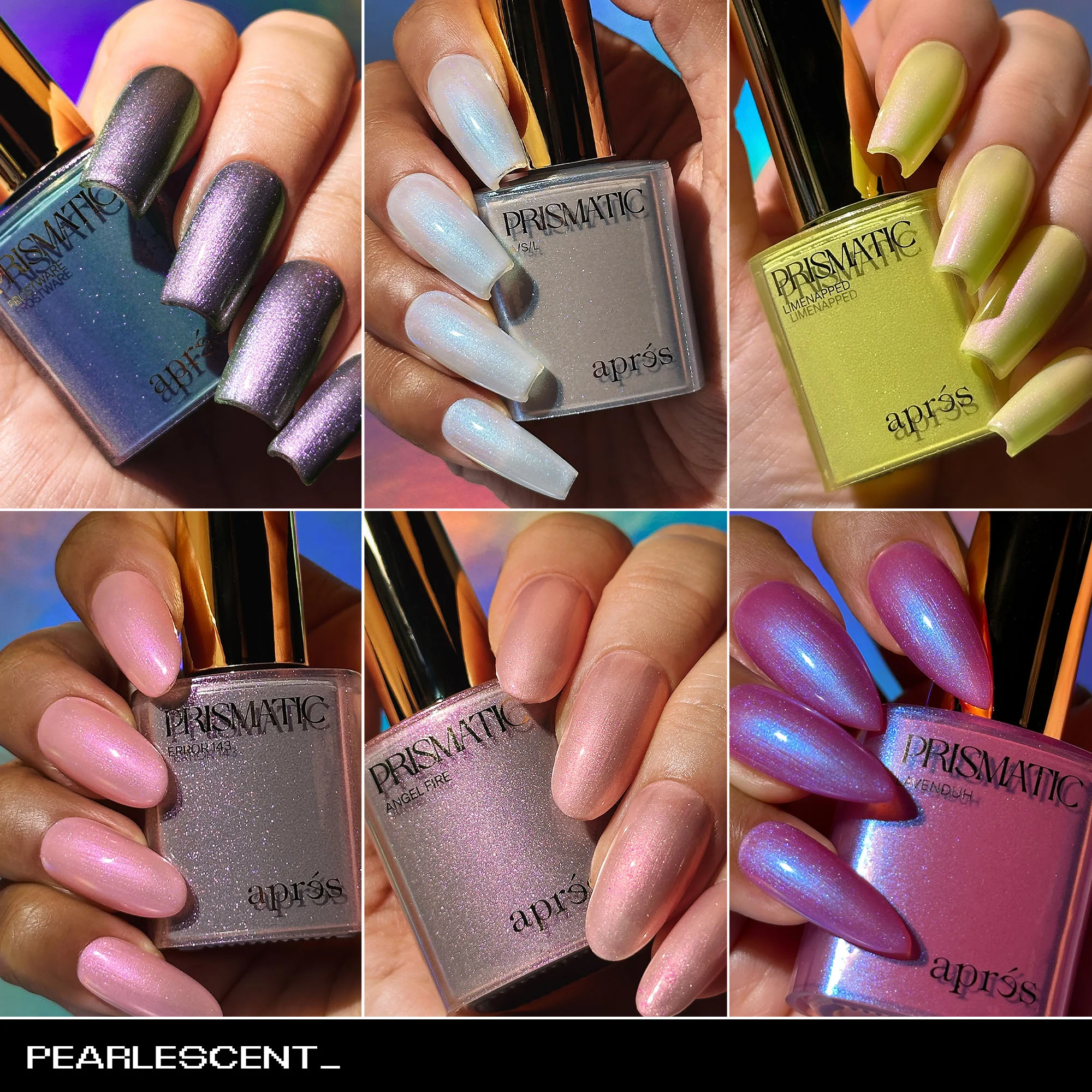 Apres Gel Couleur (HEMA/TPO/TMPTA-Free) 10mL - PRISMATIC Gel Couleur Collection Set (18pcs) - Image 4