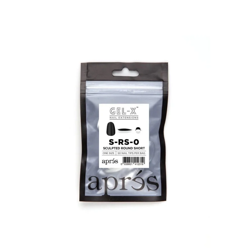 Apres Gel-X Refill Tips - Sculpted Round Short (50Pcs) - Image 4