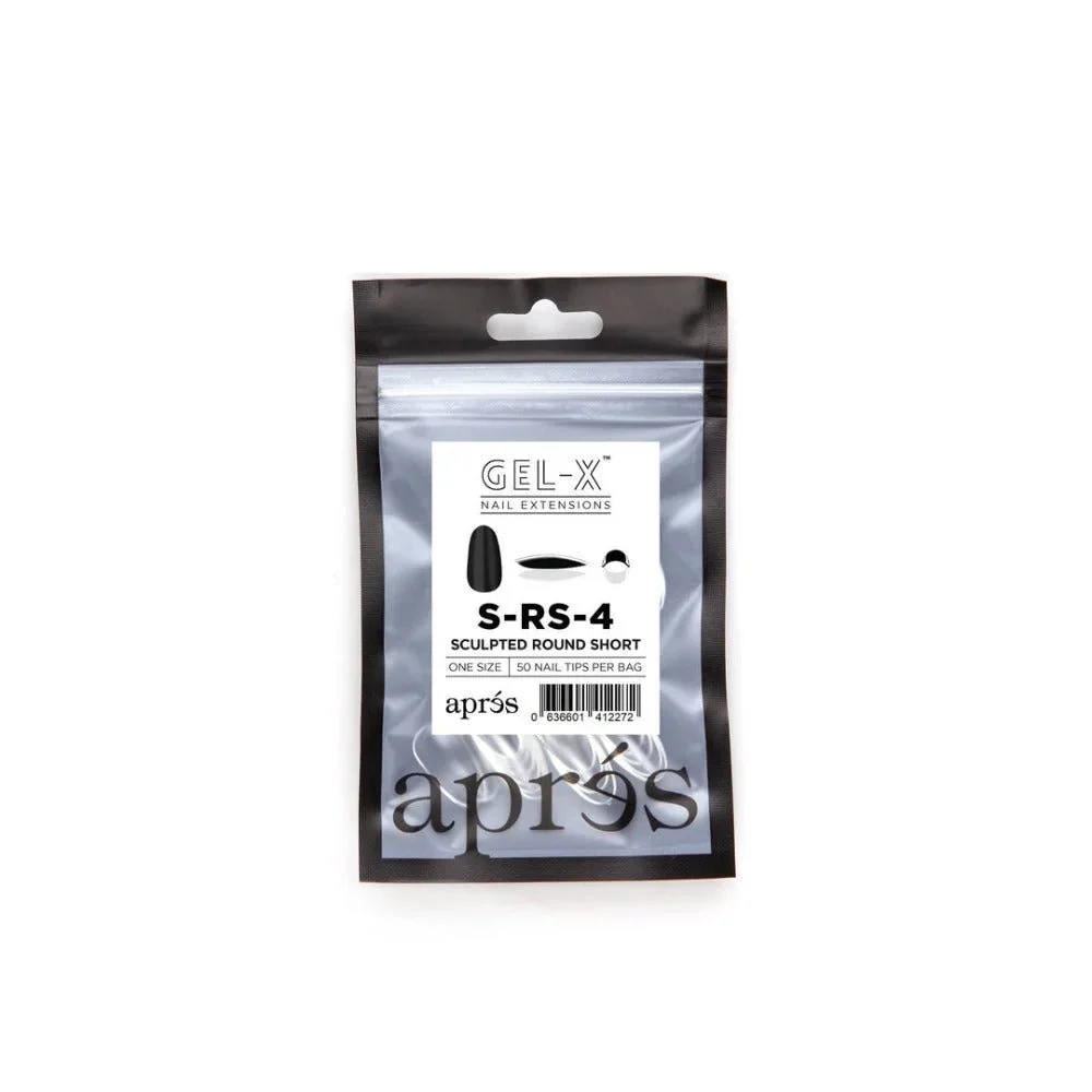 Apres Gel-X Refill Tips - Sculpted Round Short (50Pcs) - Image 7