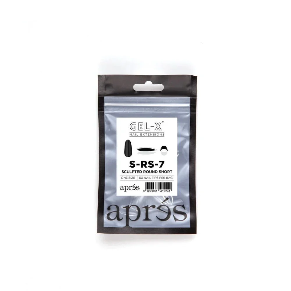 Apres Gel-X Refill Tips - Sculpted Round Short (50Pcs) - Image 9