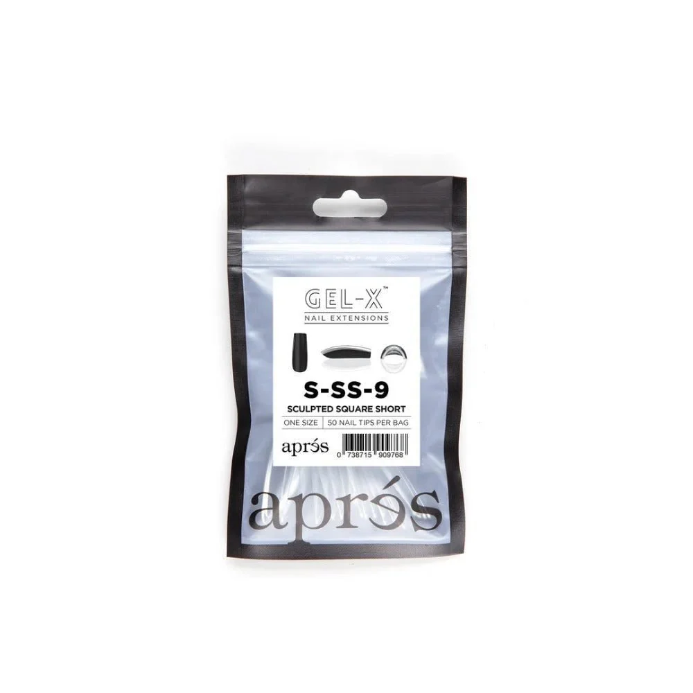 Apres Gel-X Refill Tips - Sculpted Square Short (50Pcs) - Image 12