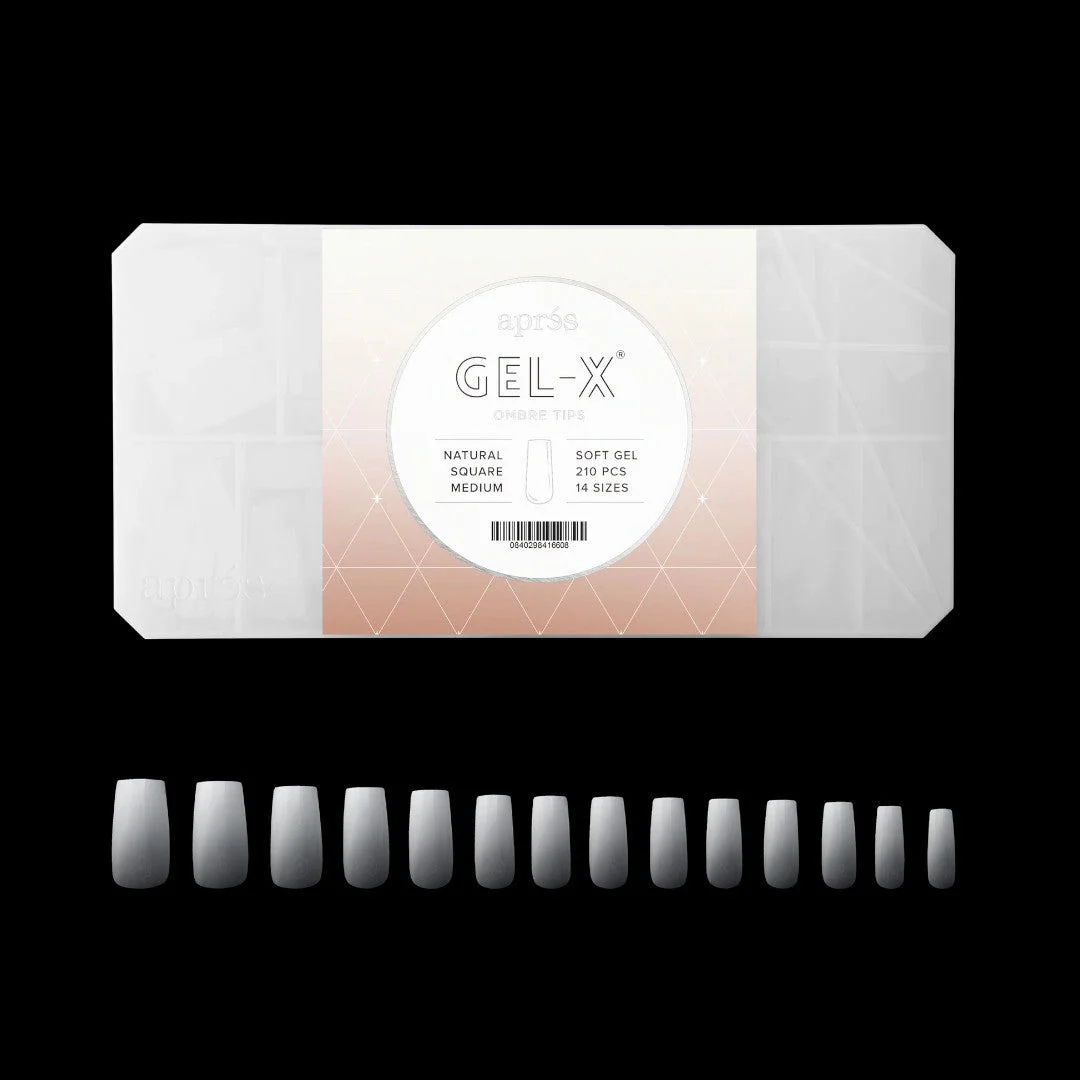 Apres Gel-X Tips Box 2.0 - Ombre Square (210Pcs) - Image 3