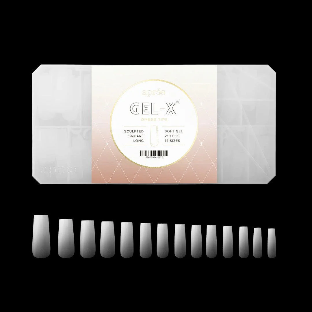 Apres Gel-X Tips Box 2.0 - Ombre Square (210Pcs) - Image 5