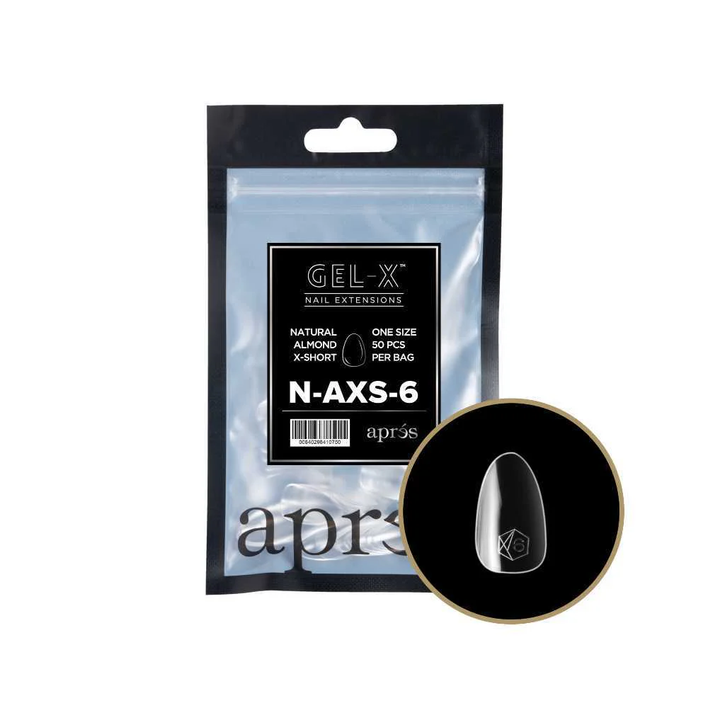 Apres Gel-X Refill Tips 2.0 - Natural Almond Extra Short (50Pcs) - Image 12