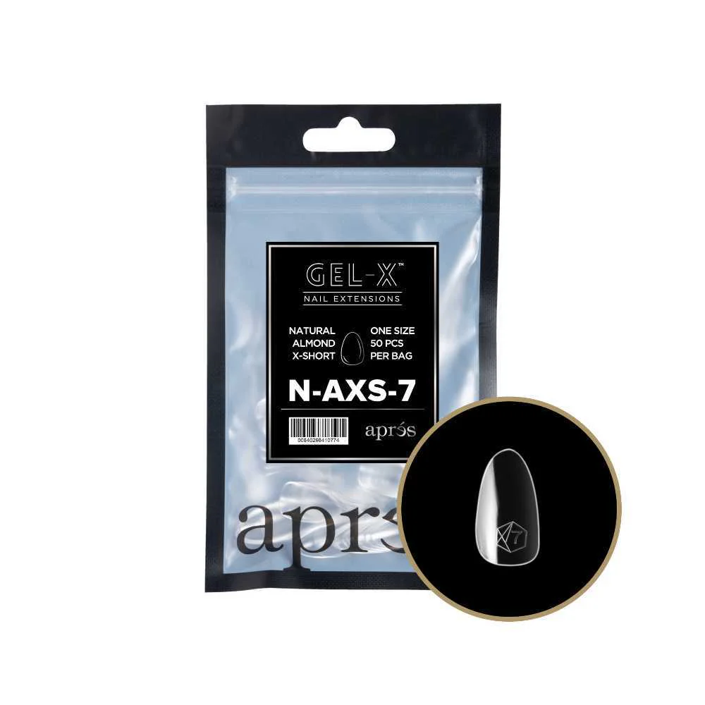 Apres Gel-X Refill Tips 2.0 - Natural Almond Extra Short (50Pcs) - Image 14