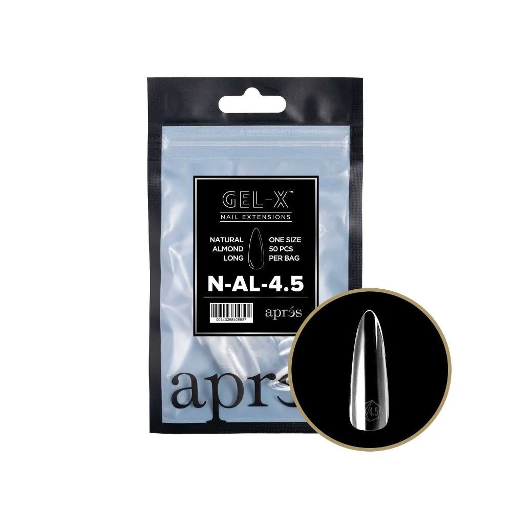 Apres Gel-X Refill Tips 2.0 - Natural Almond Long (50Pcs) - Image 9