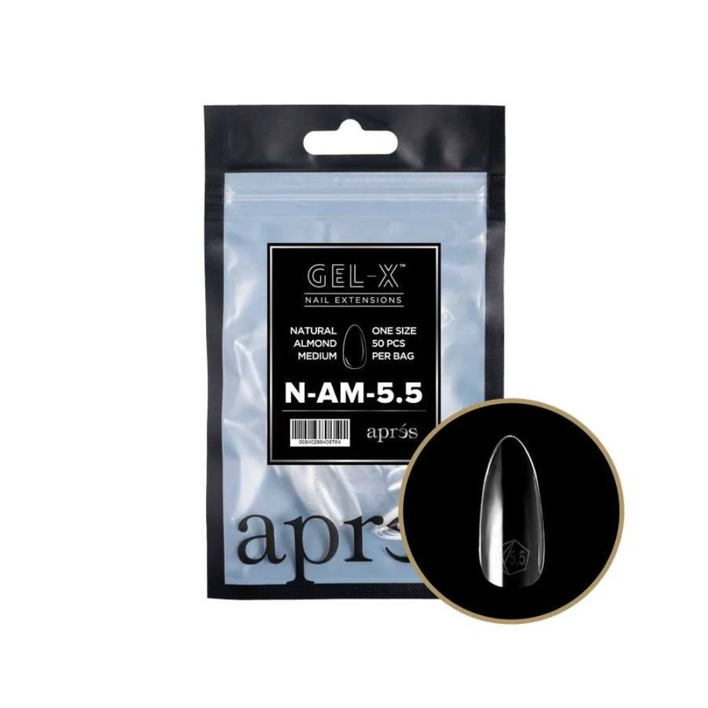 Apres Gel-X Refill Tips 2.0 - Natural Almond Medium (50Pcs) - Image 9