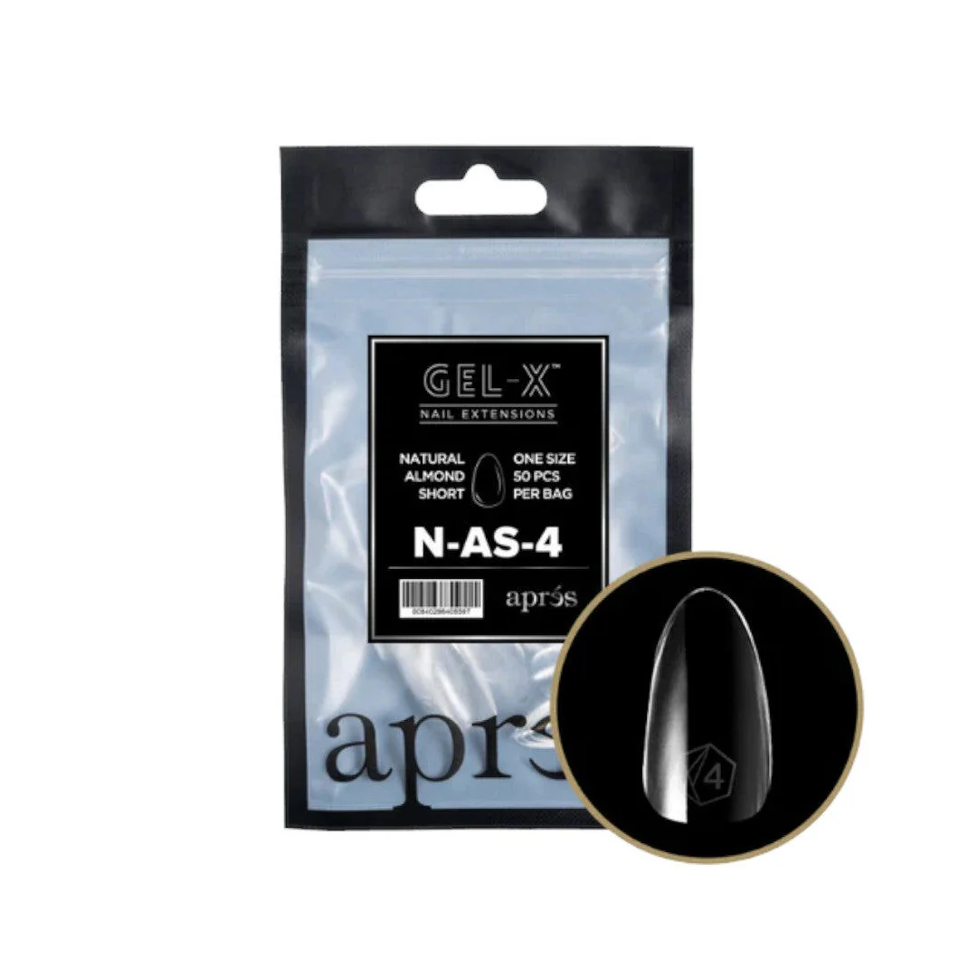 Apres Gel-X Refill Tips 2.0 - Natural Almond Short (50Pcs) - Image 8