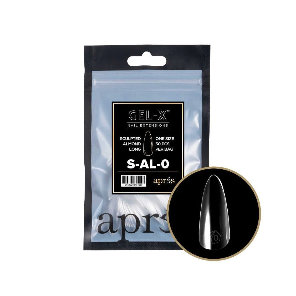 Apres Gel-X Refill Tips 2.0 - Sculpted Almond Long (50Pcs) - Image 2