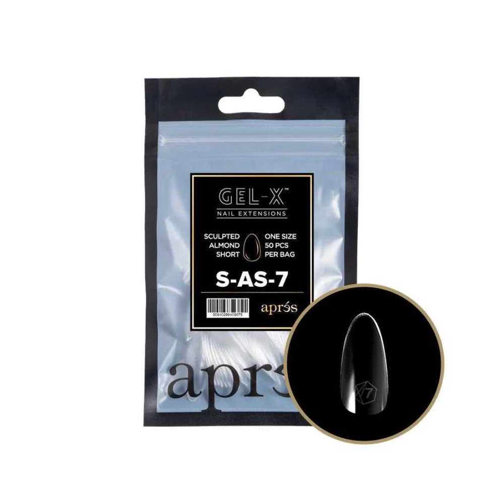 Apres Gel-X Refill Tips 2.0 - Sculpted Almond Short (50Pcs) - Image 14