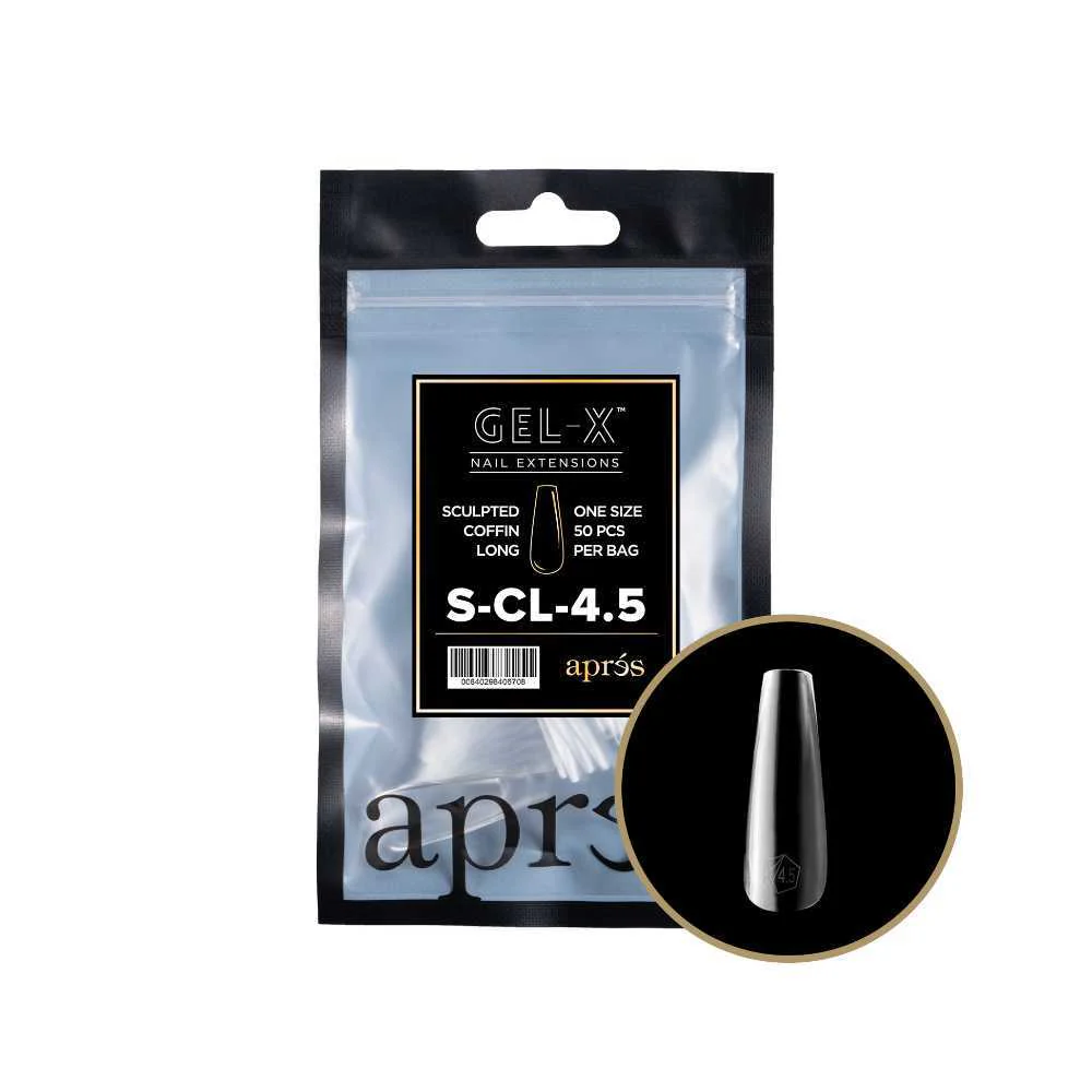 Apres Gel-X Refill Tips 2.0 - Sculpted Coffin Long (50Pcs) - Image 9