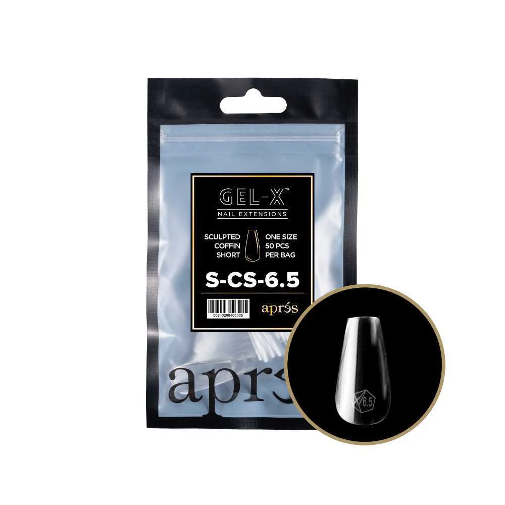 Apres Gel-X Refill Tips 2.0 - Sculpted Coffin Short (50Pcs) - Image 13