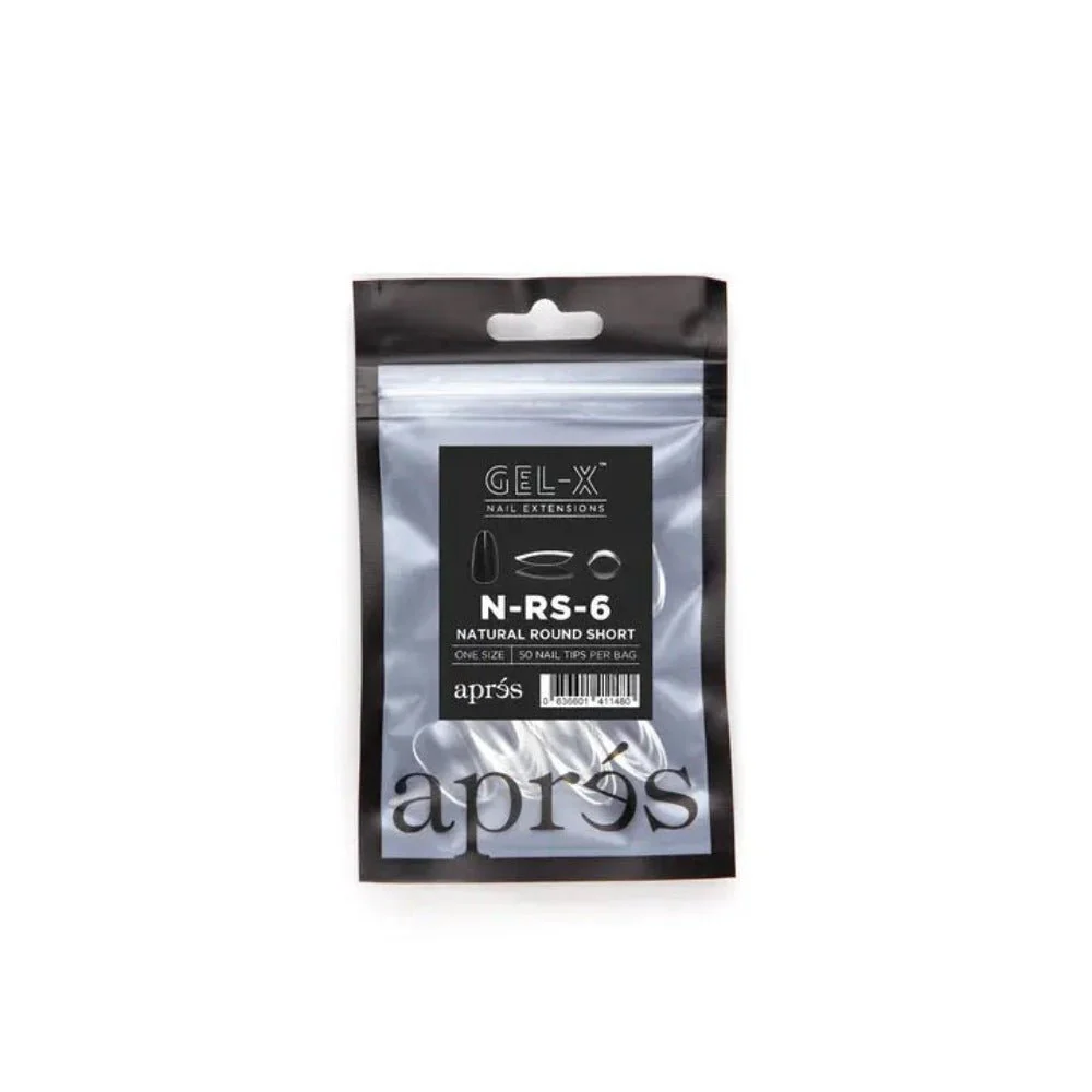 Apres Gel-X Refill Tips - Natural Stiletto Short (50Pcs) - Image 10