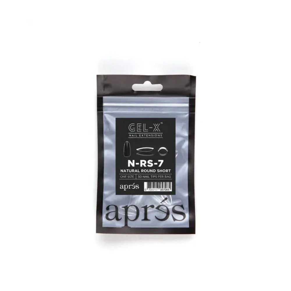 Apres Gel-X Refill Tips - Natural Stiletto Short (50Pcs) - Image 11