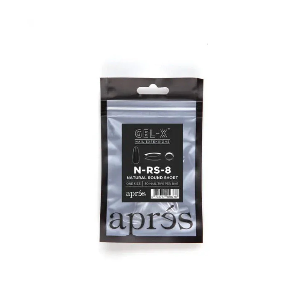Apres Gel-X Refill Tips - Natural Stiletto Short (50Pcs) - Image 12