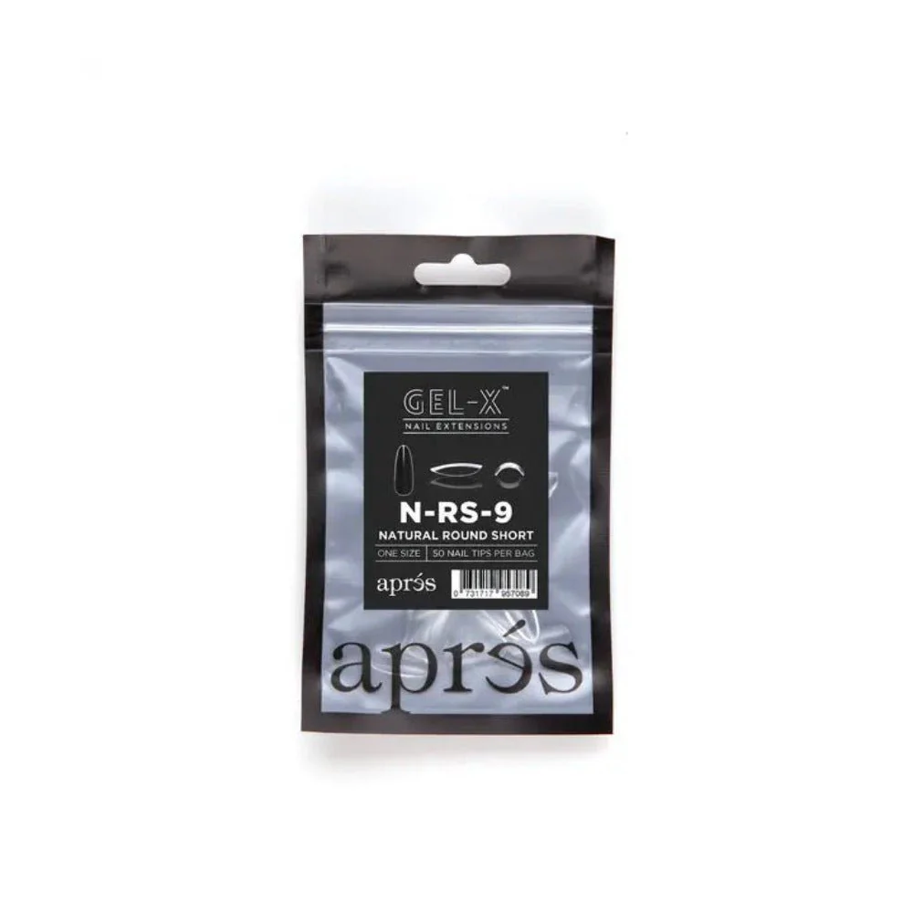 Apres Gel-X Refill Tips - Natural Stiletto Short (50Pcs) - Image 13