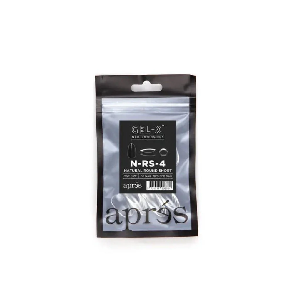 Apres Gel-X Refill Tips - Natural Stiletto Short (50Pcs) - Image 8