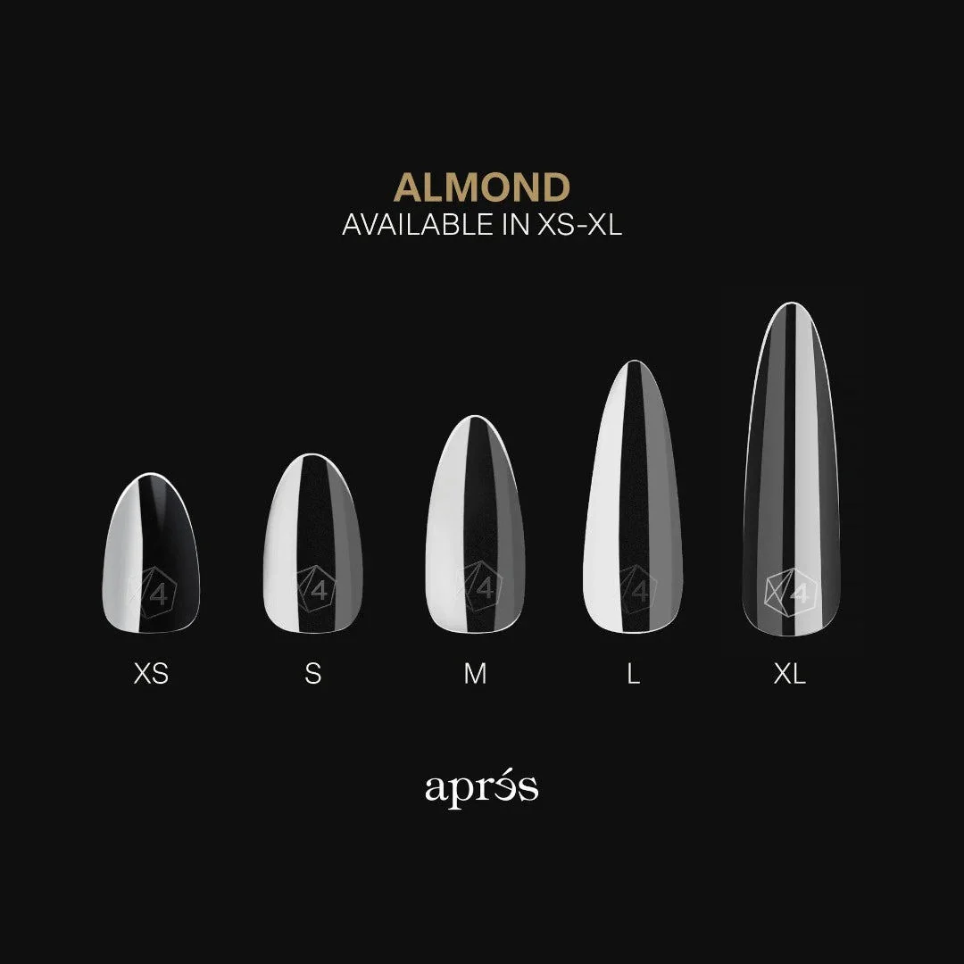 Apres Gel-X Mini Tips Box 2.0 - Natural Almond Long (280Pcs) - Image 3