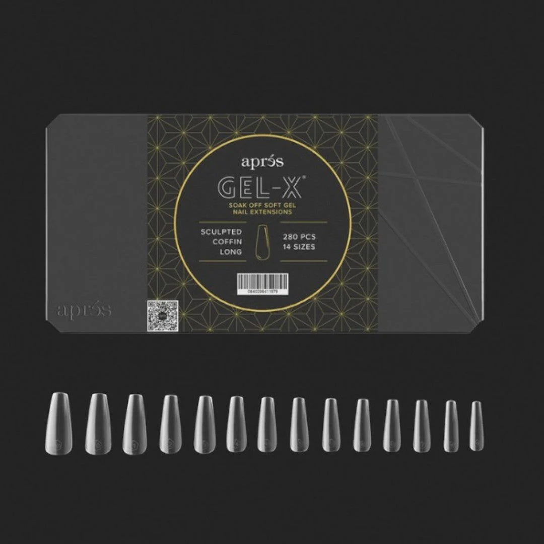 Apres Gel-X Mini Tips Box 2.0 - Sculpted Coffin (280Pcs) - Image 4