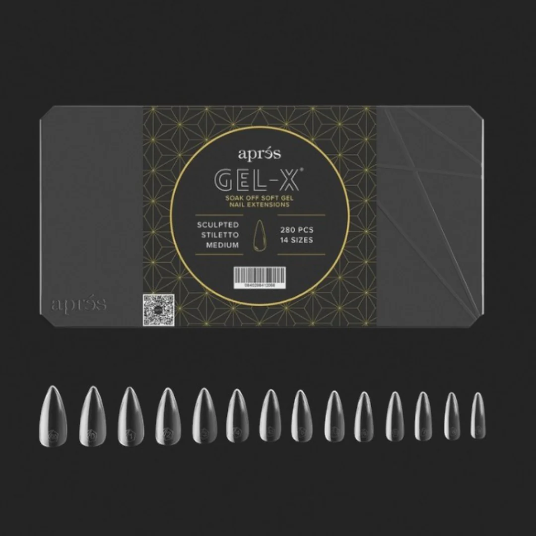 Apres Gel-X Mini Tips Box 2.0 - Sculpted Stiletto (280Pcs)