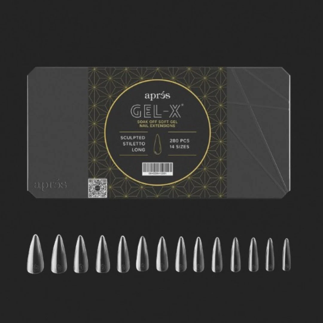 Apres Gel-X Mini Tips Box 2.0 - Sculpted Stiletto (280Pcs) - Image 2
