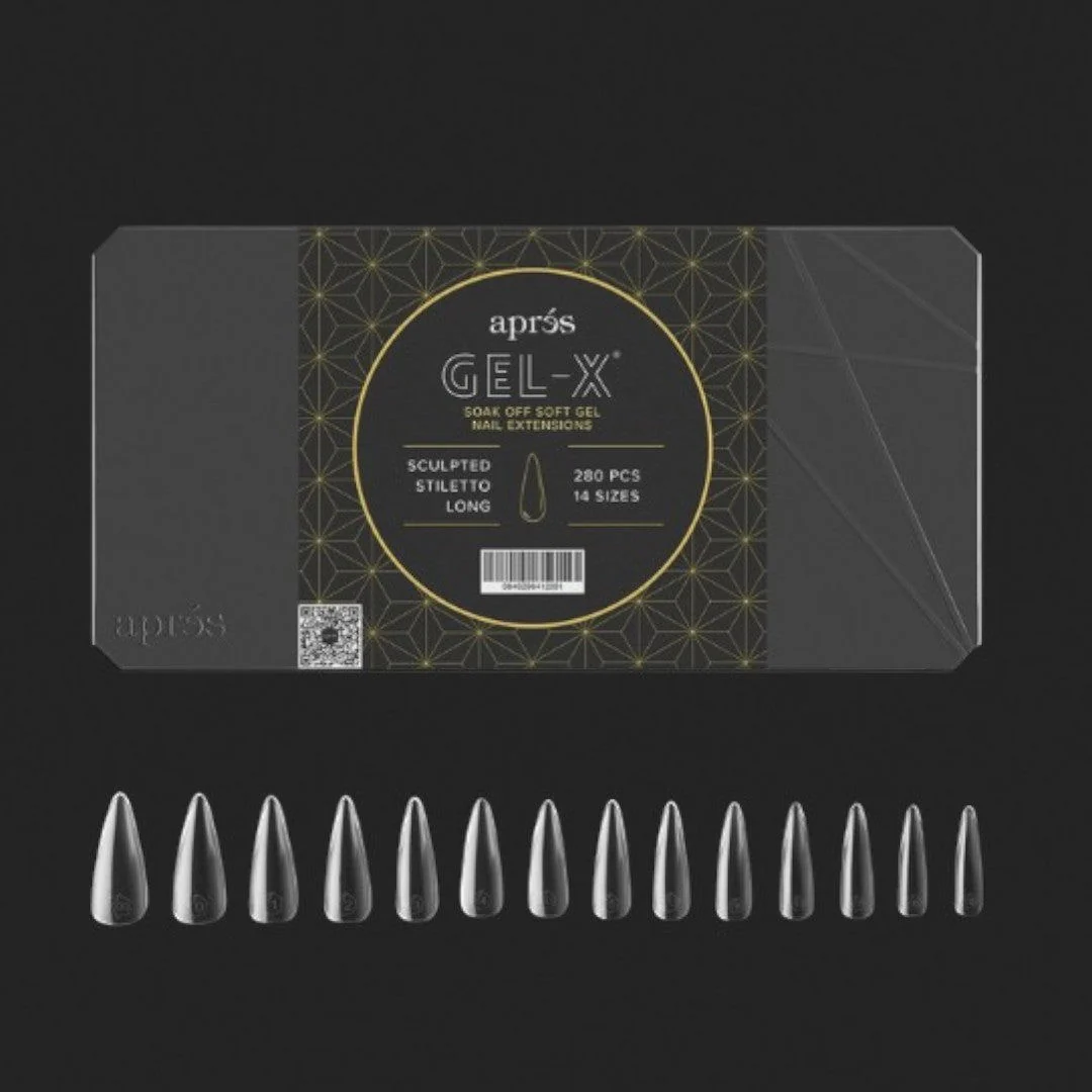Apres Gel-X Mini Tips Box 2.0 - Sculpted Stiletto (280Pcs) - Image 4