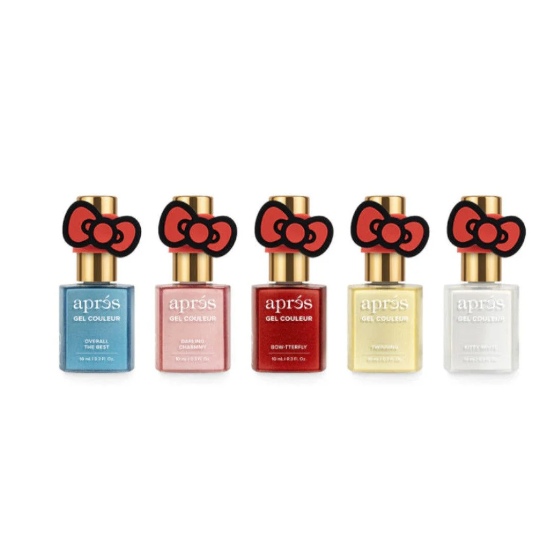 Apres Hello Kitty Eye Gel Couleur W/ Red Bow Cap Accessory (Set Of 5) - Image 2