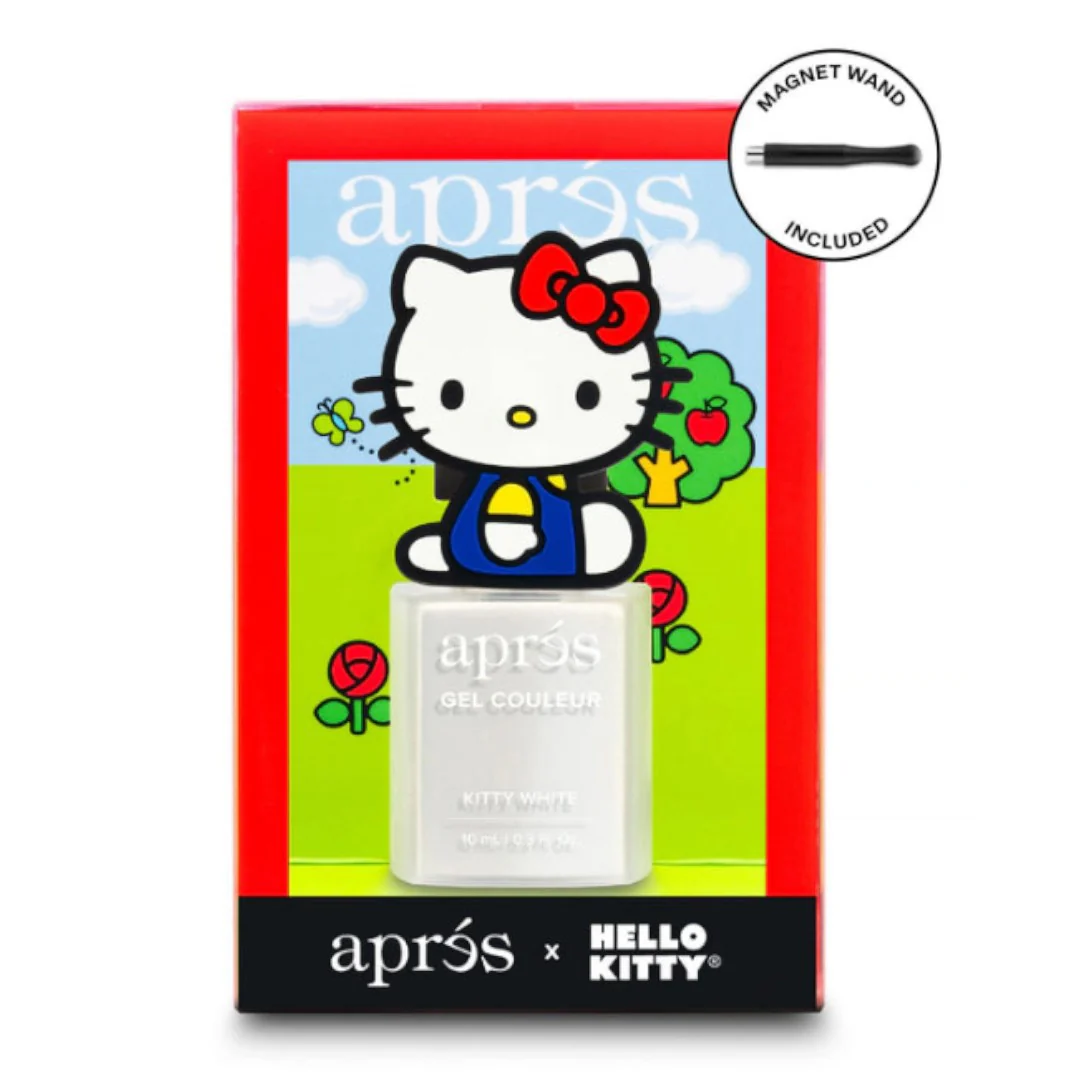 Apres Kitty Eye Gel Couleur (HEMA-Free) - Kitty White W/ Magnet #5KEHK104