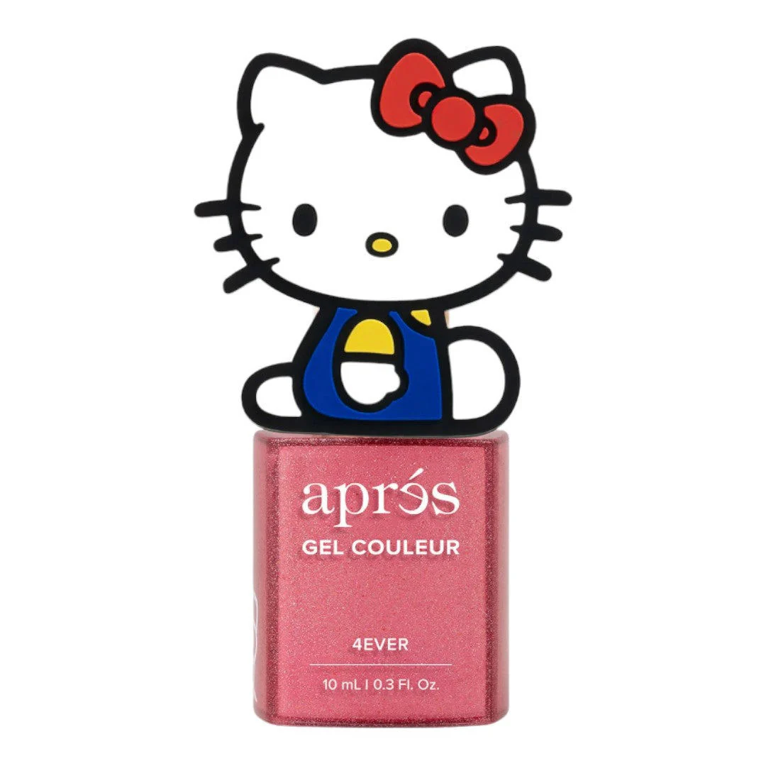 Apres Kitty Flash Glitter Gel Couleur (HEMA-Free) - 4Ever W/ Cap Accessory #5FGHK03RWC - Image 2